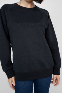Sweatshirt schwarz