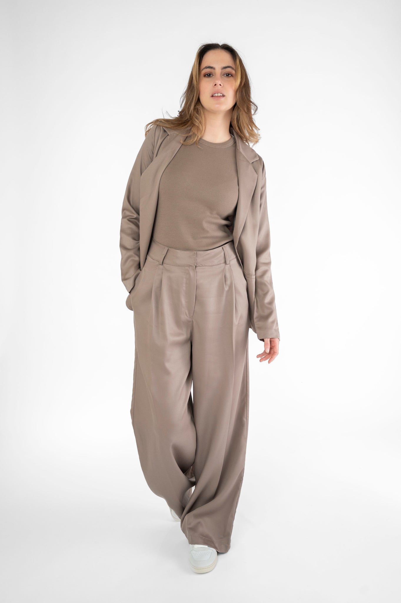 Leichte Hose Taupe