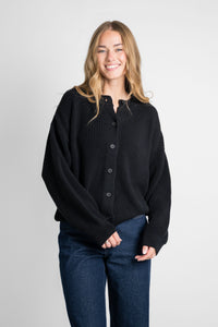 Boxy Cardigan schwarz