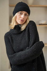 Rollkragenpullover schwarz