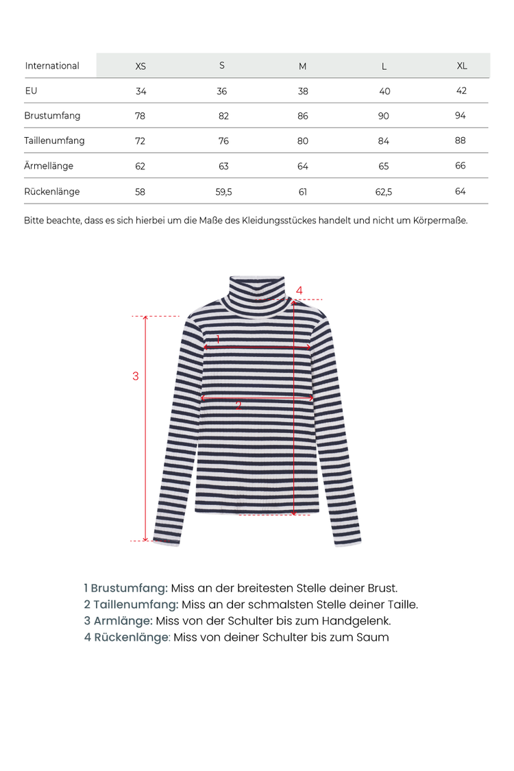 Größentabelle