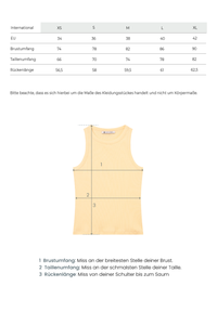 Tank top made of organic cotton yellow