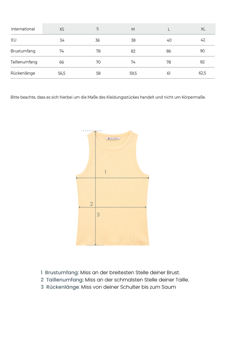Größentabelle