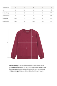 Sweatshirt bordeaux