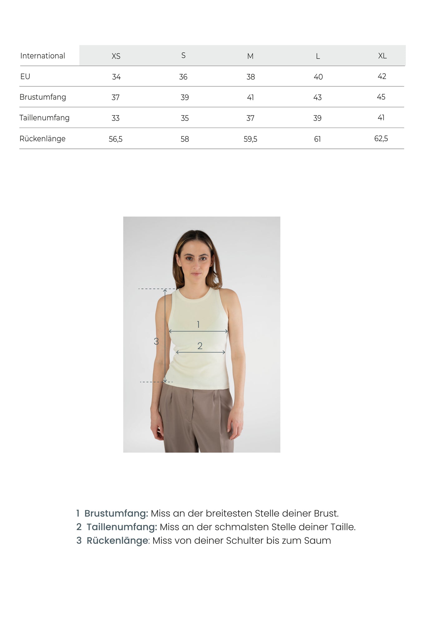 Tanktop Gelb