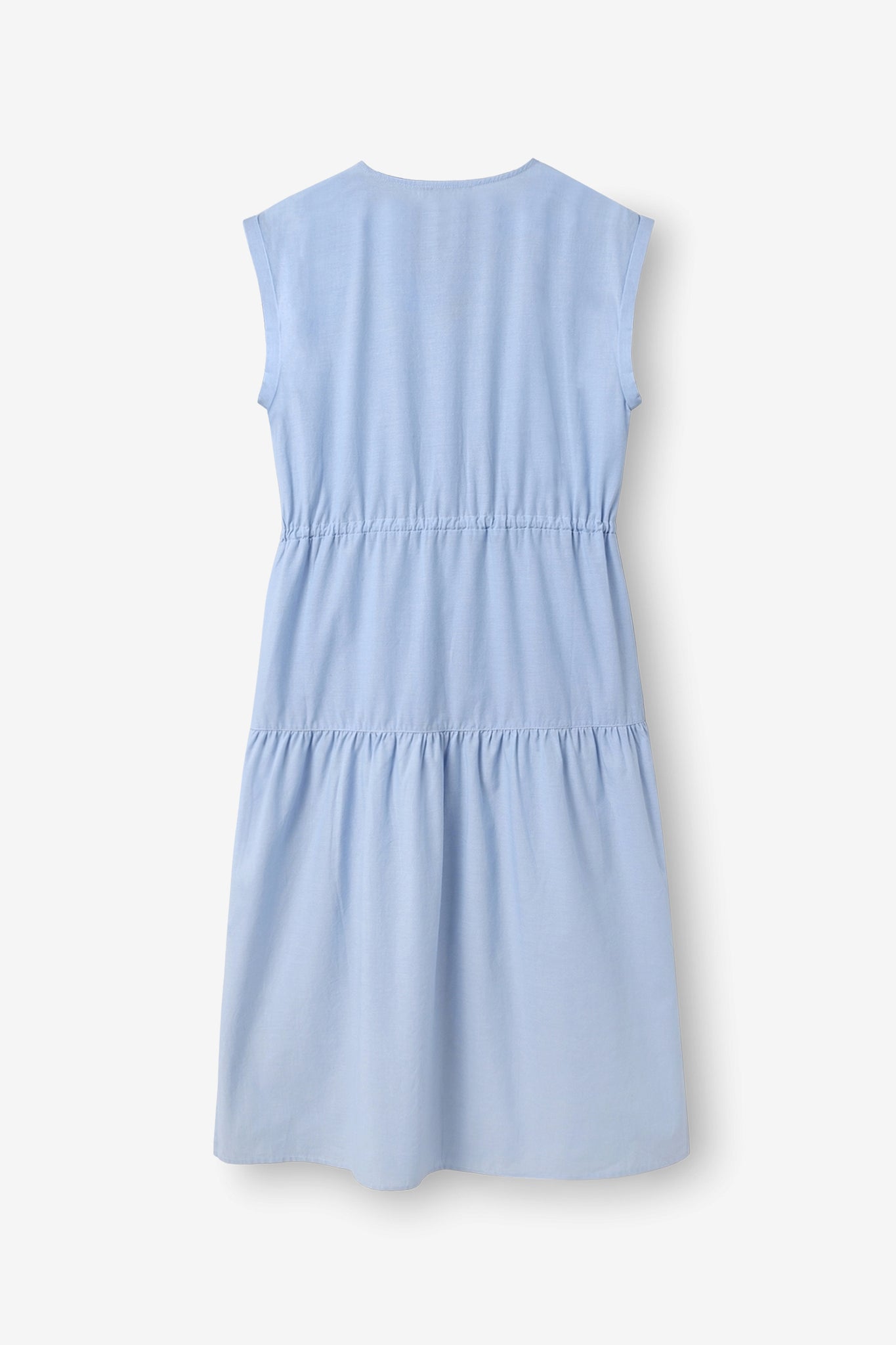 Stufenkleid hellblau