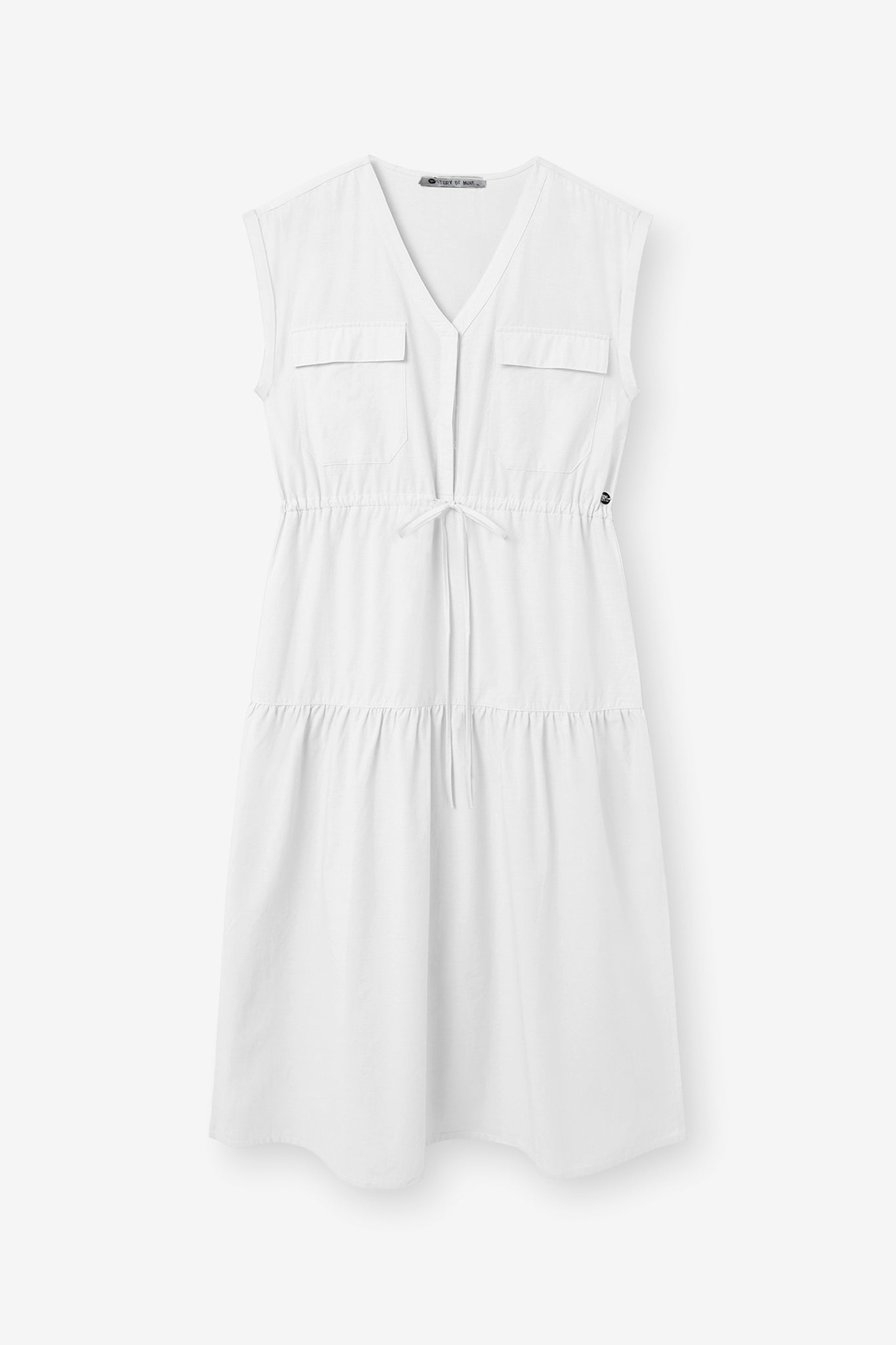 Stufenkleid weiß