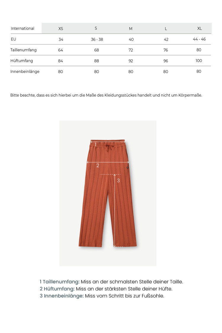 Größentabelle