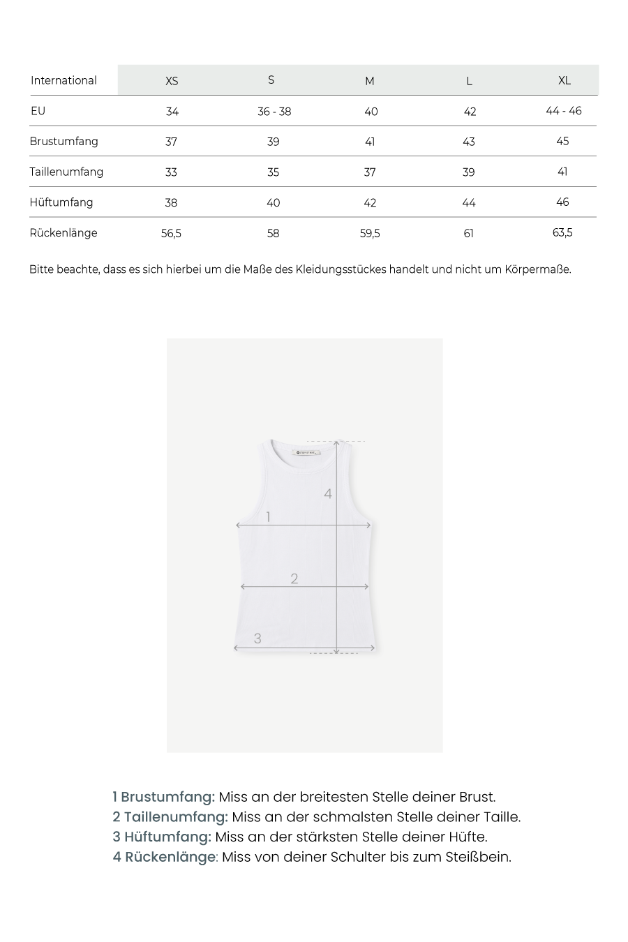 Tanktop Weiß