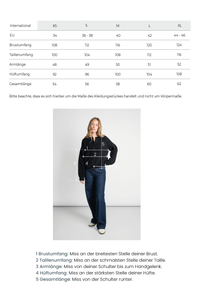Boxy Cardigan schwarz