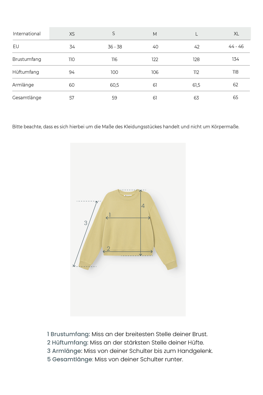 Sweatshirt Story of Mine salbeigrün