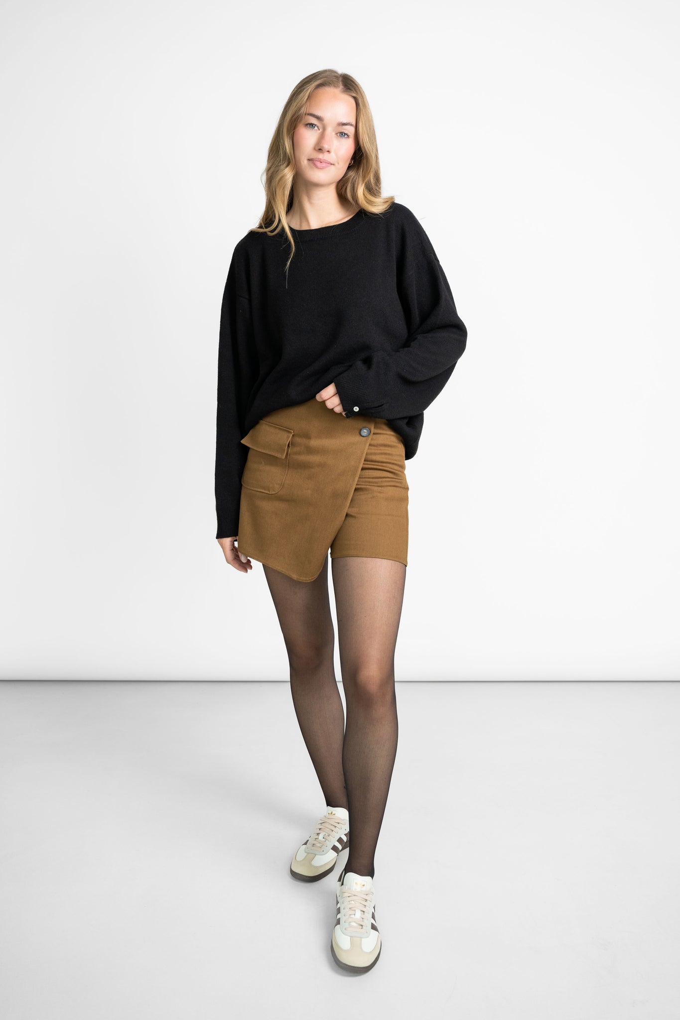 Strickpullover schwarz