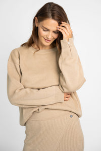 Strickpullover sand