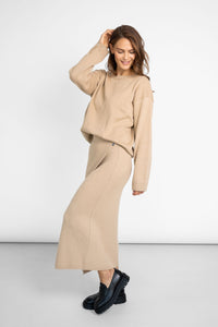 Strickpullover sand