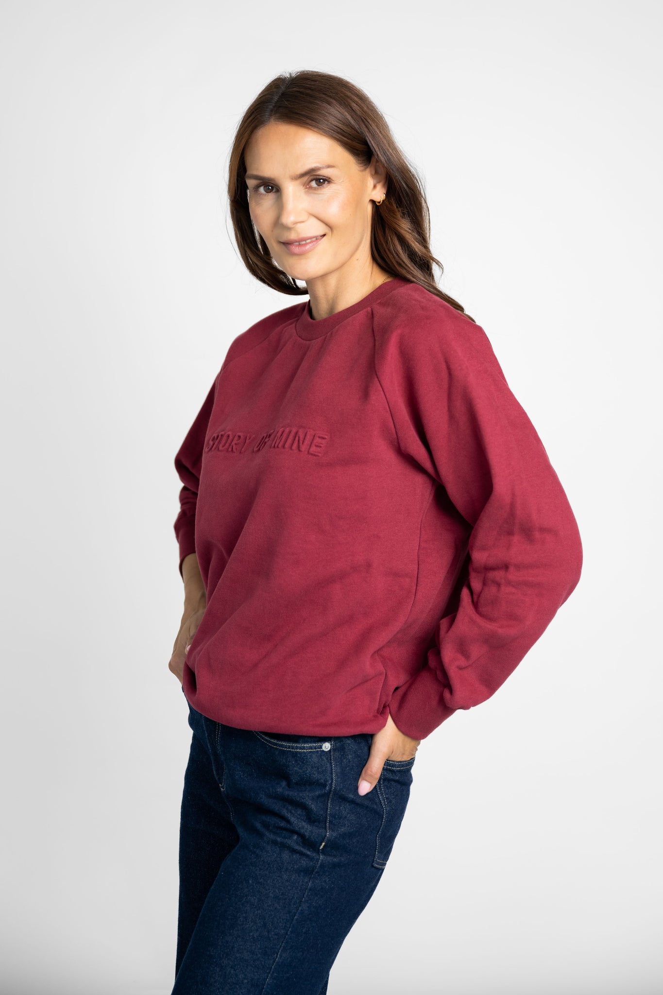 Sweatshirt bordeaux