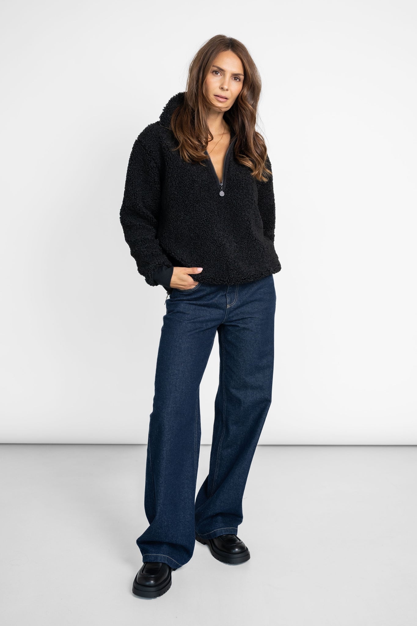 Teddy fleece troyer 