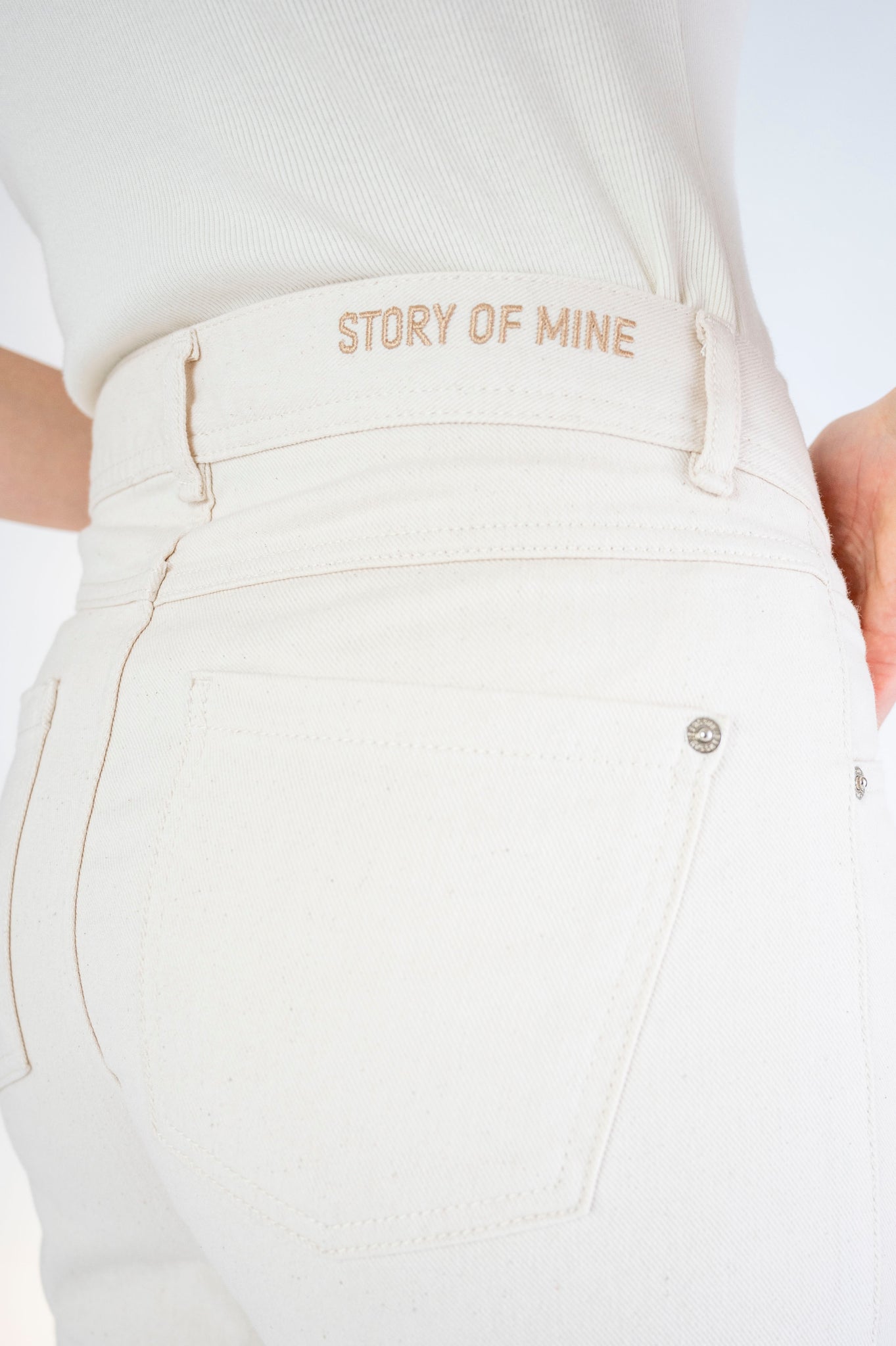 Jeans culottes made of organic cotton