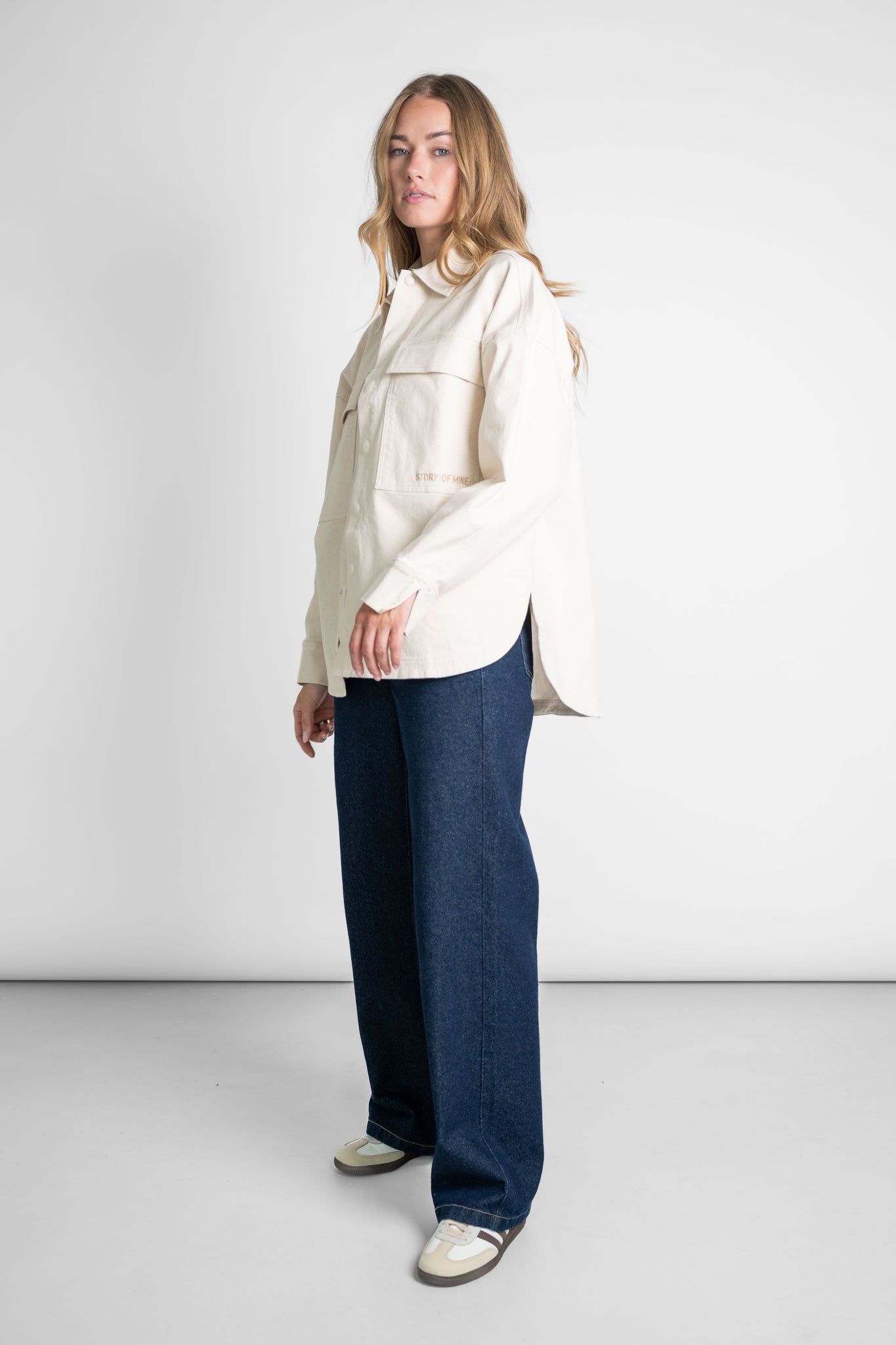 Unisex-Jacke ungefärbt