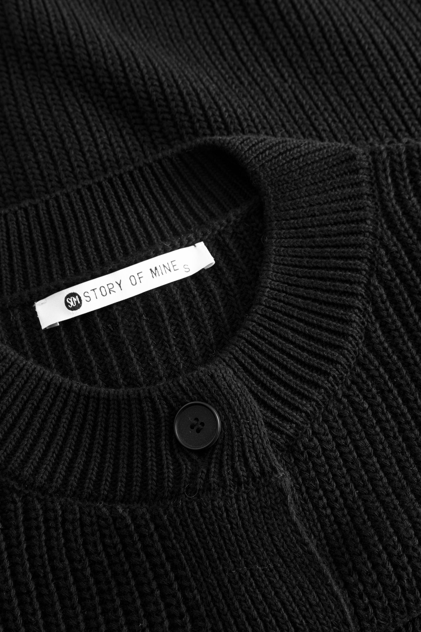 Boxy Cardigan schwarz