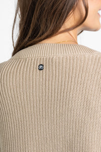 Boxy Cardigan sand
