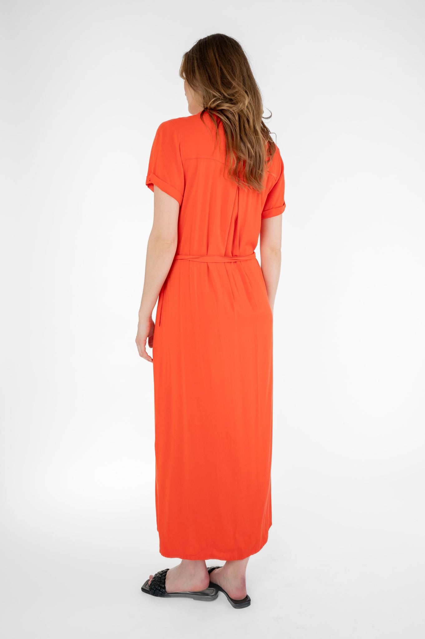 Hemdkleid orange-rot