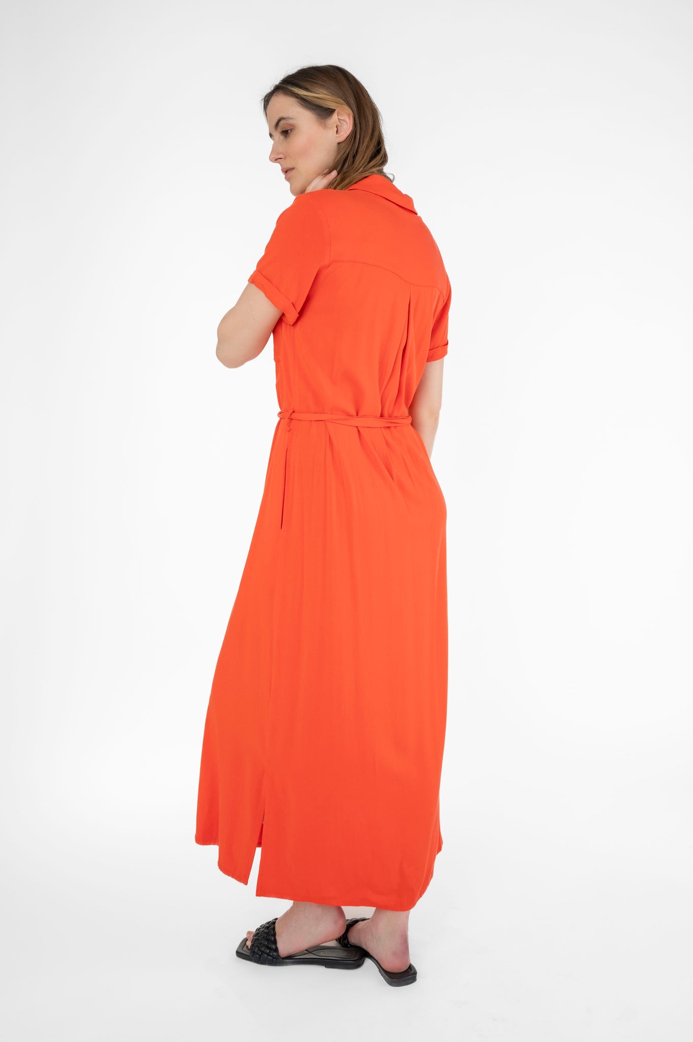 Shirt dress made of EcoVero™ viscose