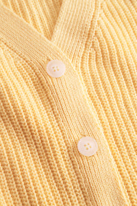Short cardigan made of organic cotton