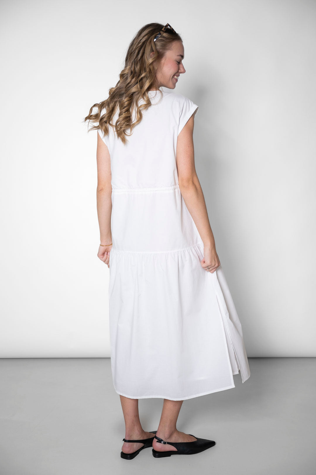 Stufenkleid weiß