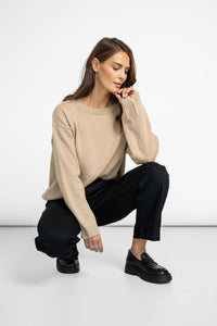 Strickpullover sand