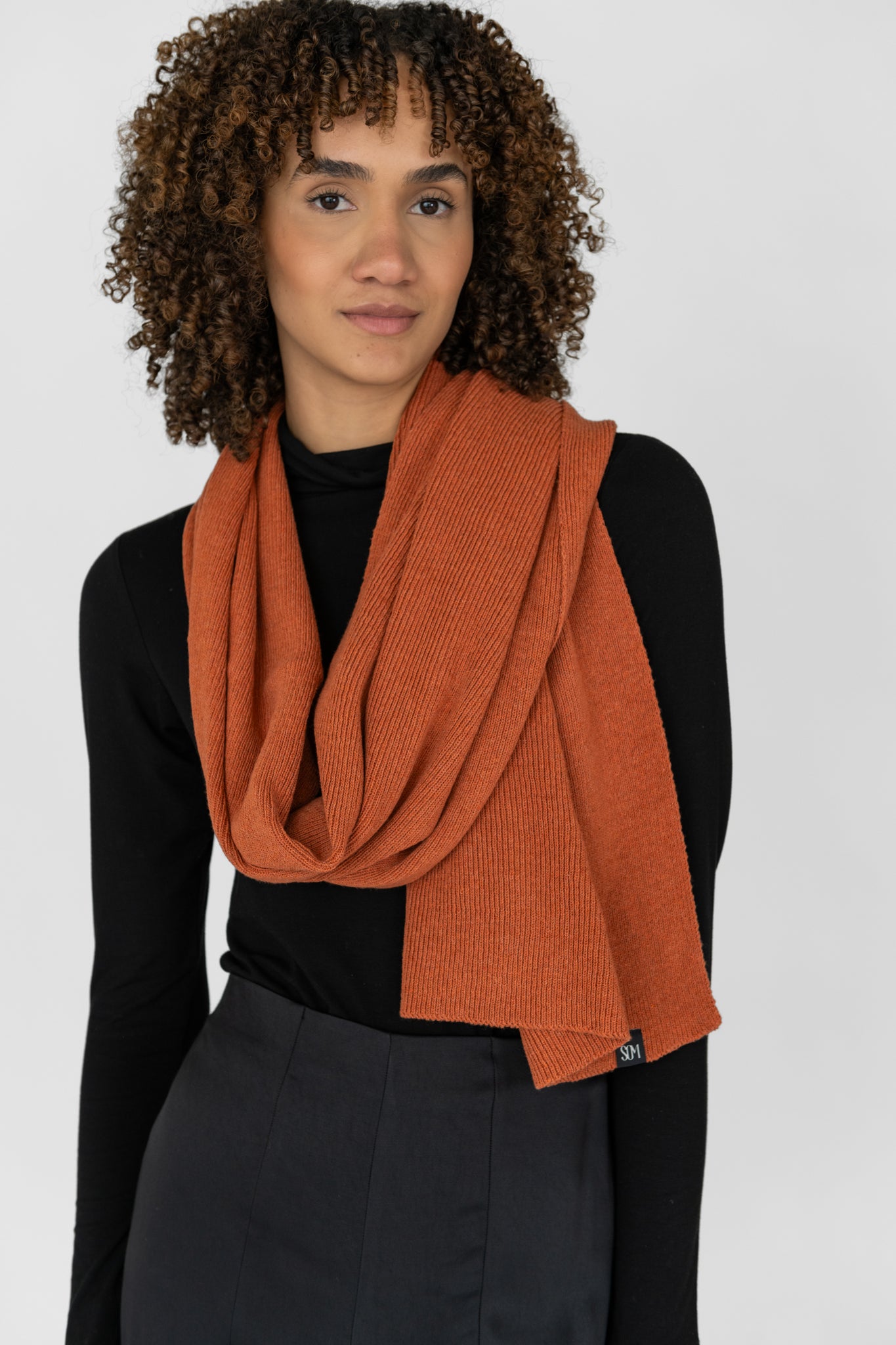 Knitted scarf
