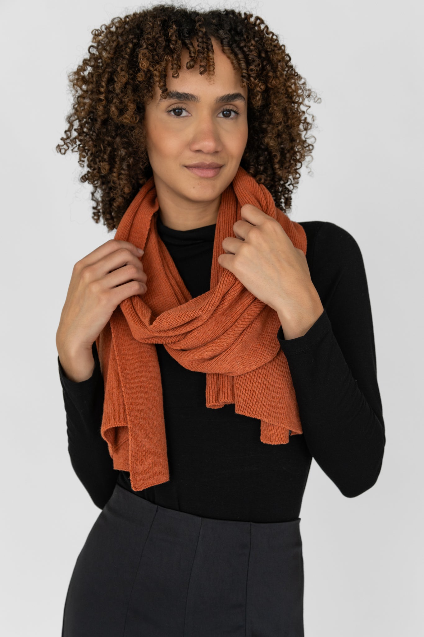 Knitted scarf