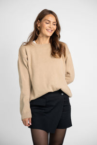 Strickpullover sand