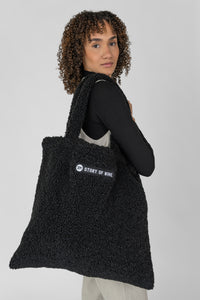 Teddaytasche mit Logo in schwarz