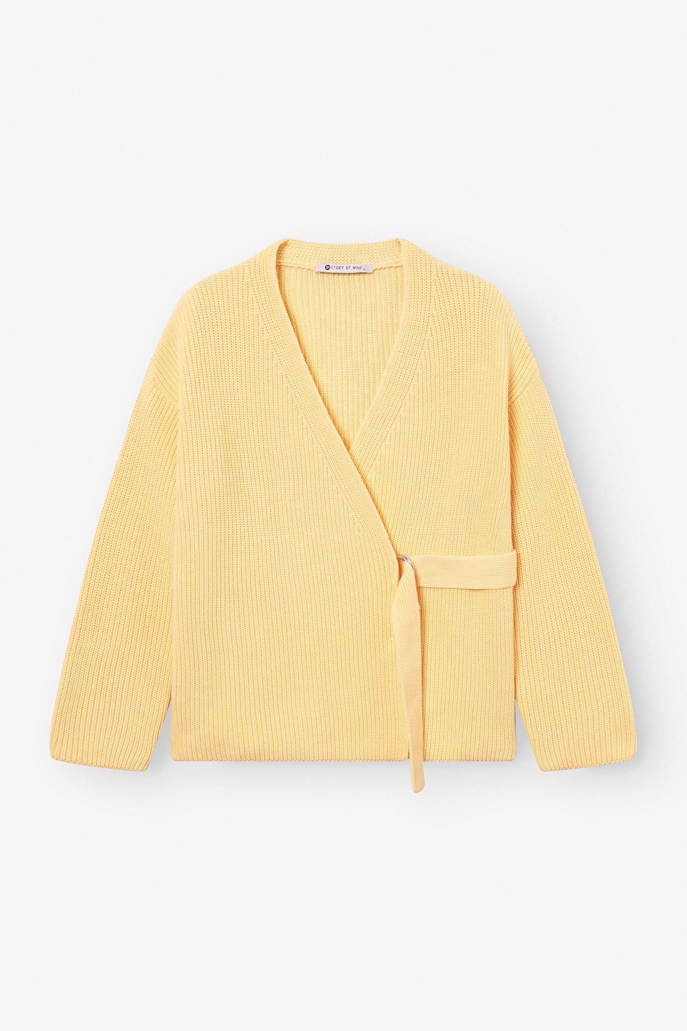 Wrap-look cardigan