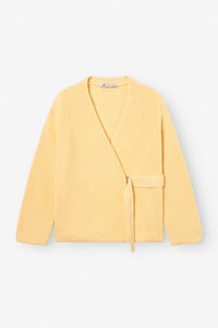 Wrap-look cardigan