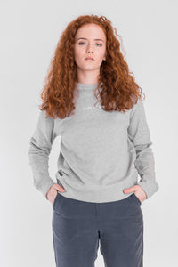 Logo Sweatshirt; Nachhaltig produziert; Story of Mine Münster, Farbe grey