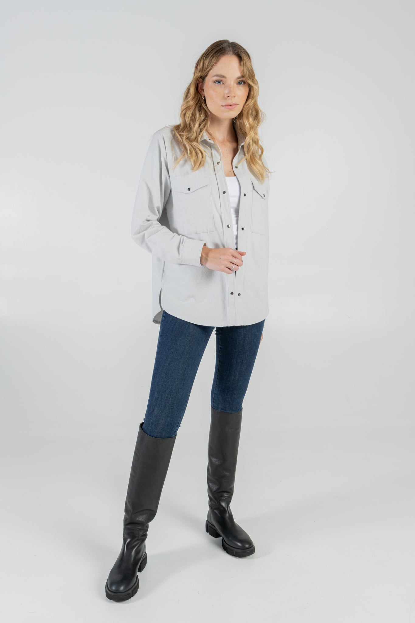 Organic cotton overshirt
