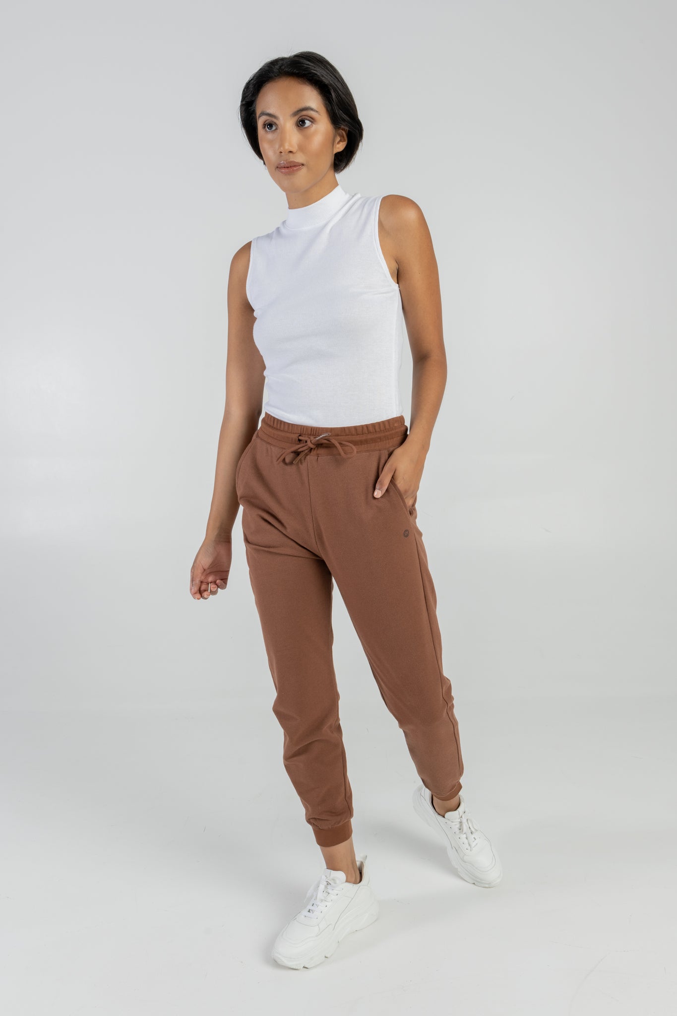 Stehkragen Top aus Tencel™ Lyocell Mix