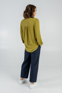 Strukturierte Bluse aus Viskose EcoVero™