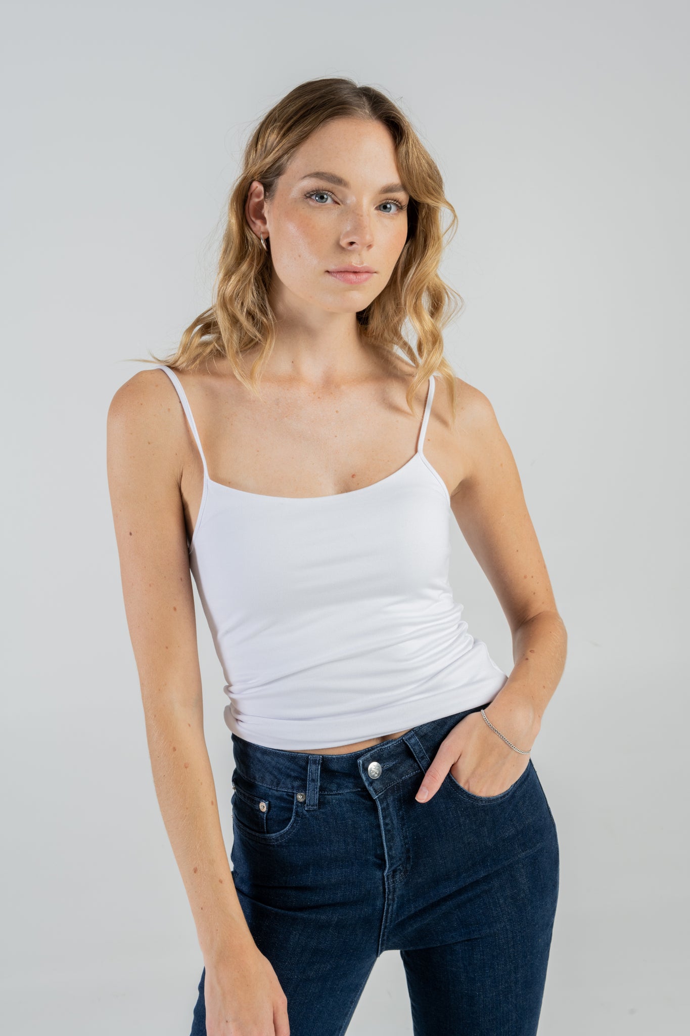 Top with double fabric 